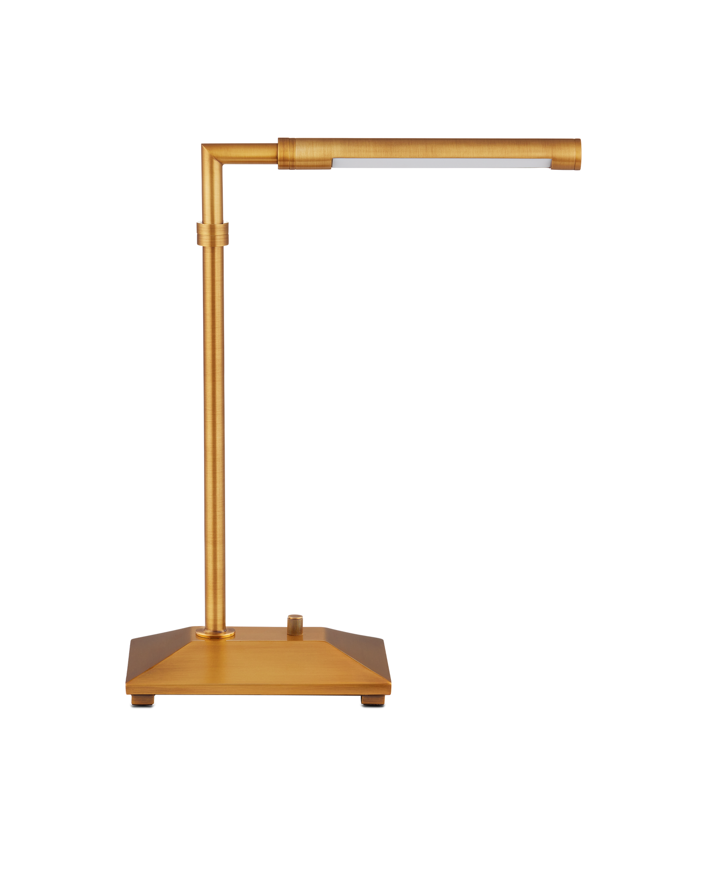 Autrand Metal amd Acrylic Gold Desk Lamp