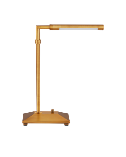 Autrand Metal amd Acrylic Gold Desk Lamp