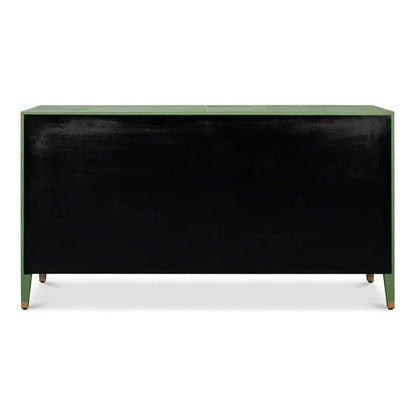 Gabriella Embossed Shagreen Blue Green Chest Of Drawers - LOOMLAN - Sarreid - Chests