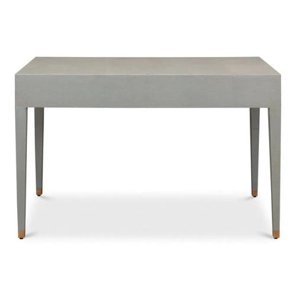 Gabriella Shagreen Desk Table Storm Grey - LOOMLAN - Sarreid - Home Office Desks