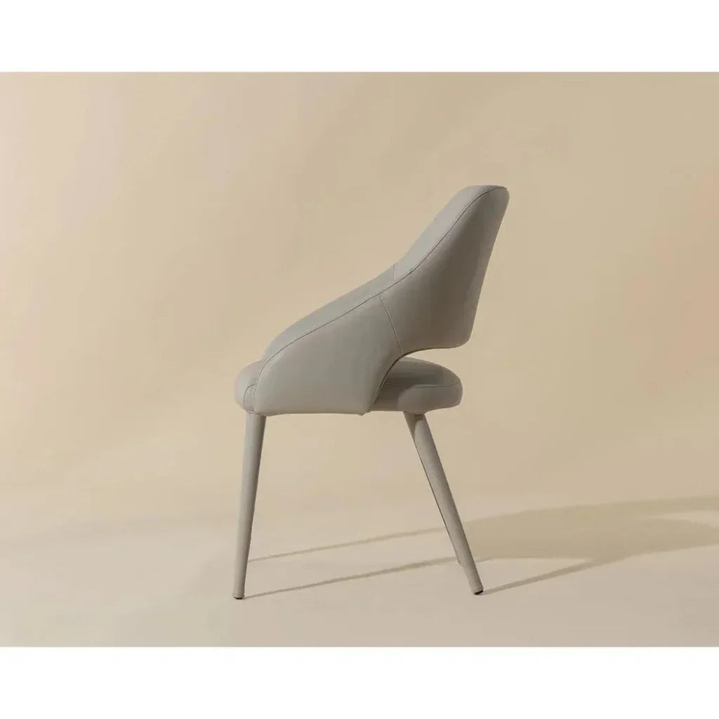 SUNPAN Galen Leather Armless Dining Chair