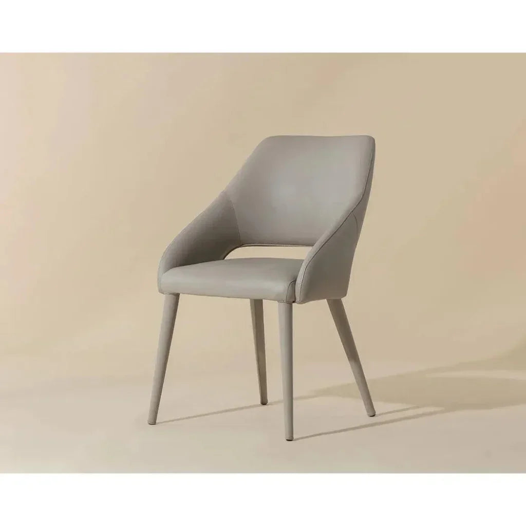 SUNPAN Galen Leather Armless Dining Chair