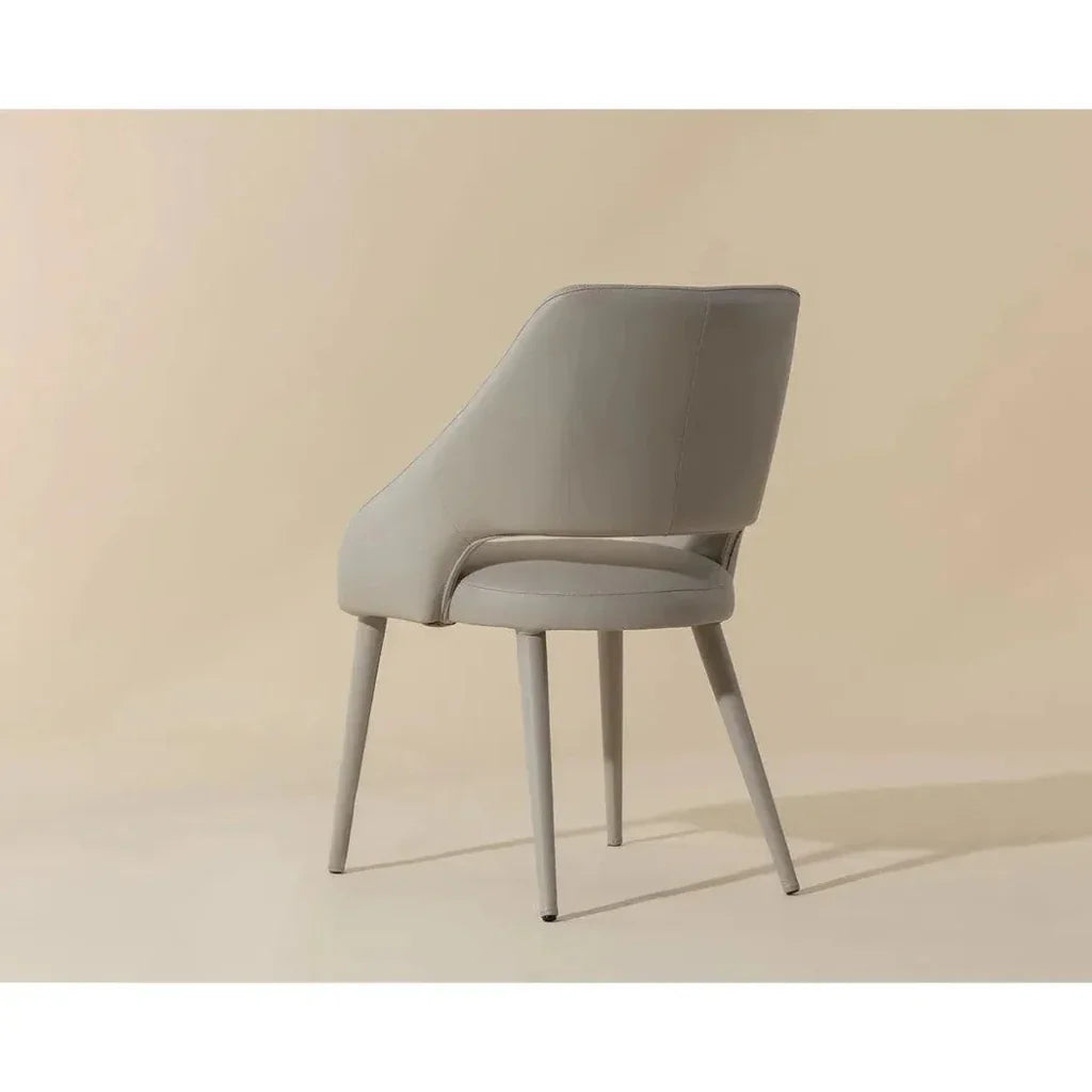 SUNPAN Galen Leather Armless Dining Chair