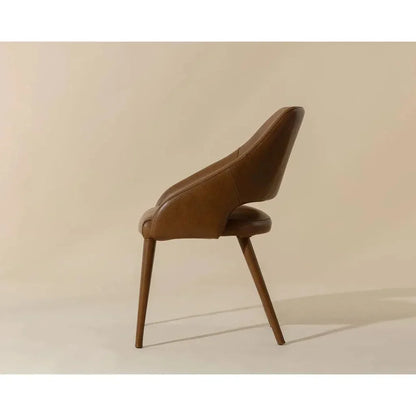 SUNPAN Galen Leather Armless Dining Chair