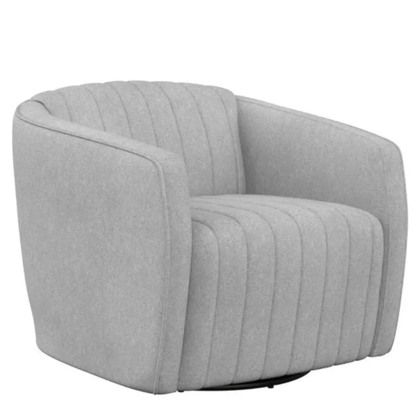 SUNPAN Garrison Fabric Swivel Lounge Chair