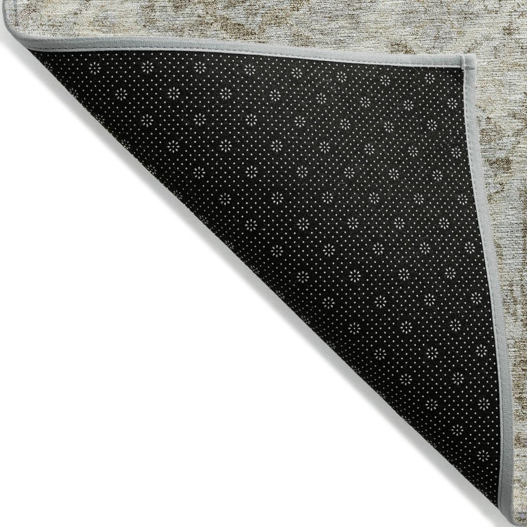 LOOMLAN Rugs Geneva Ivory Washable Indoor-Outdoor Rug