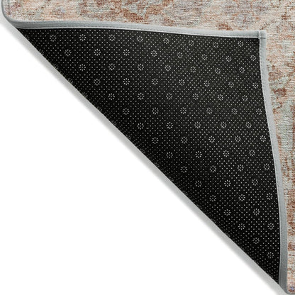 LOOMLAN Rugs Geneva Orange Washable Indoor-Outdoor Rug