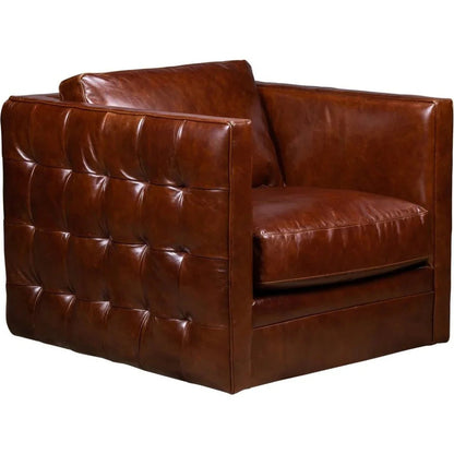 Georgia Leather Swivel Chair