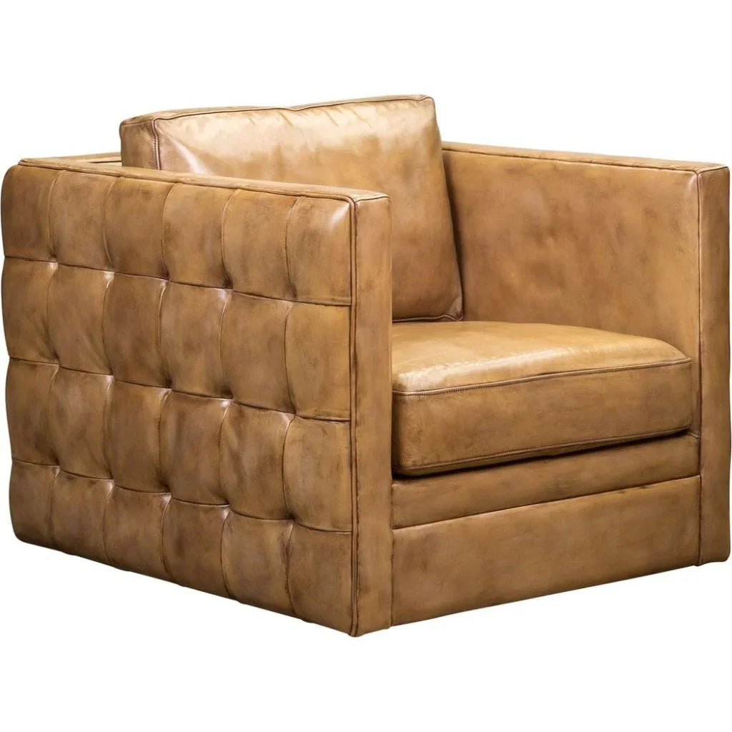 Georgia Leather Swivel Chair