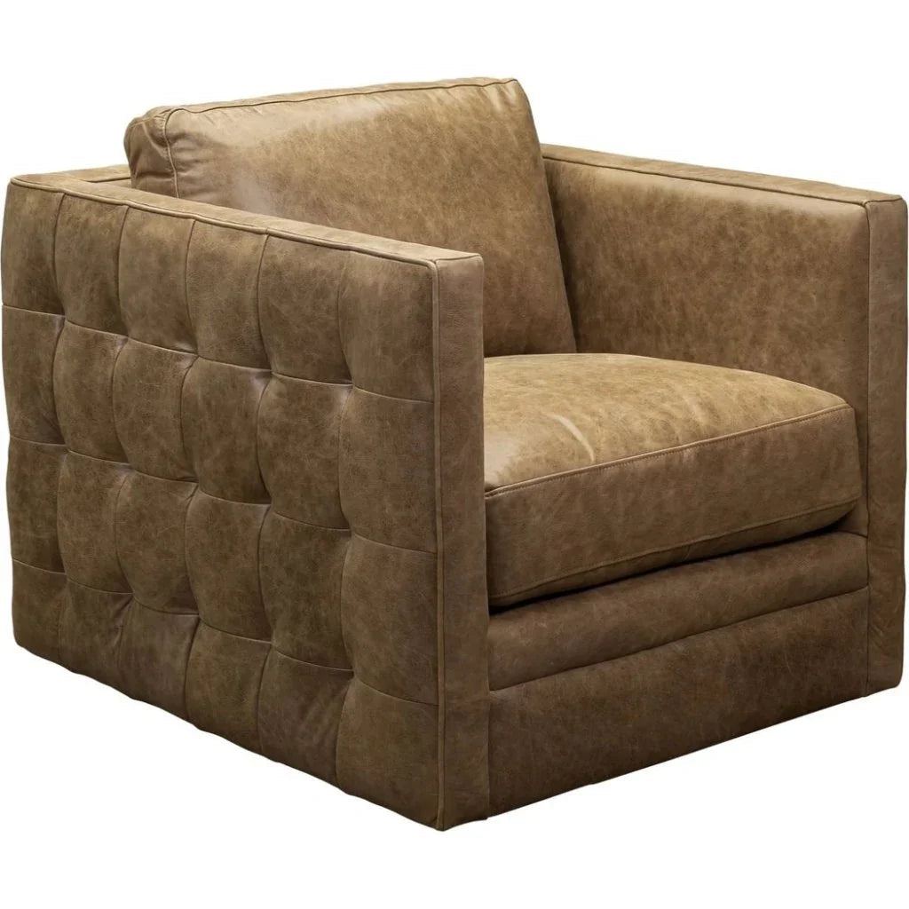 Georgia Leather Swivel Chair
