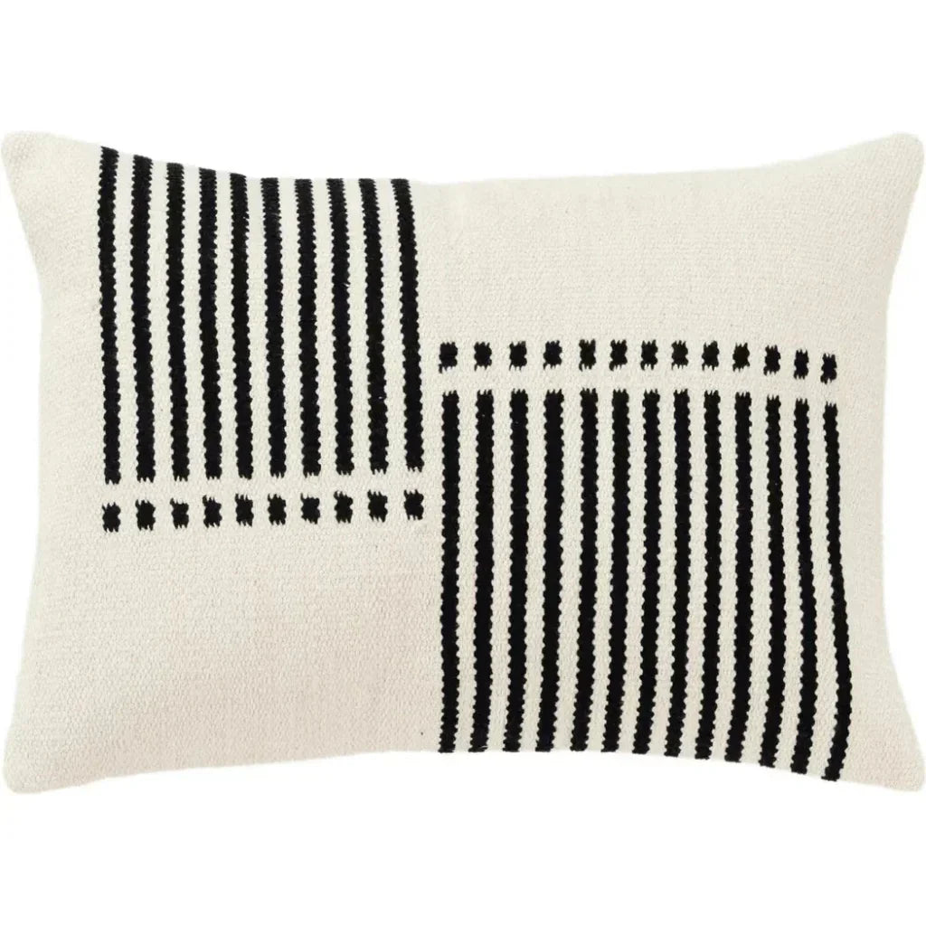 LOOMLAN Gia Striped Decorative Lumbar Pillow For Chair