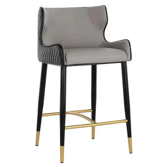 SUNPAN Gianni Leather Counter Stool