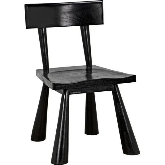 Noir Gilbert Wood Black Chair