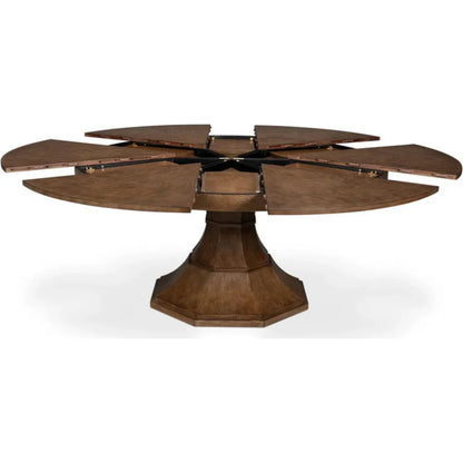 Sarreid Giselle Jupe Extendable Round Dining Table