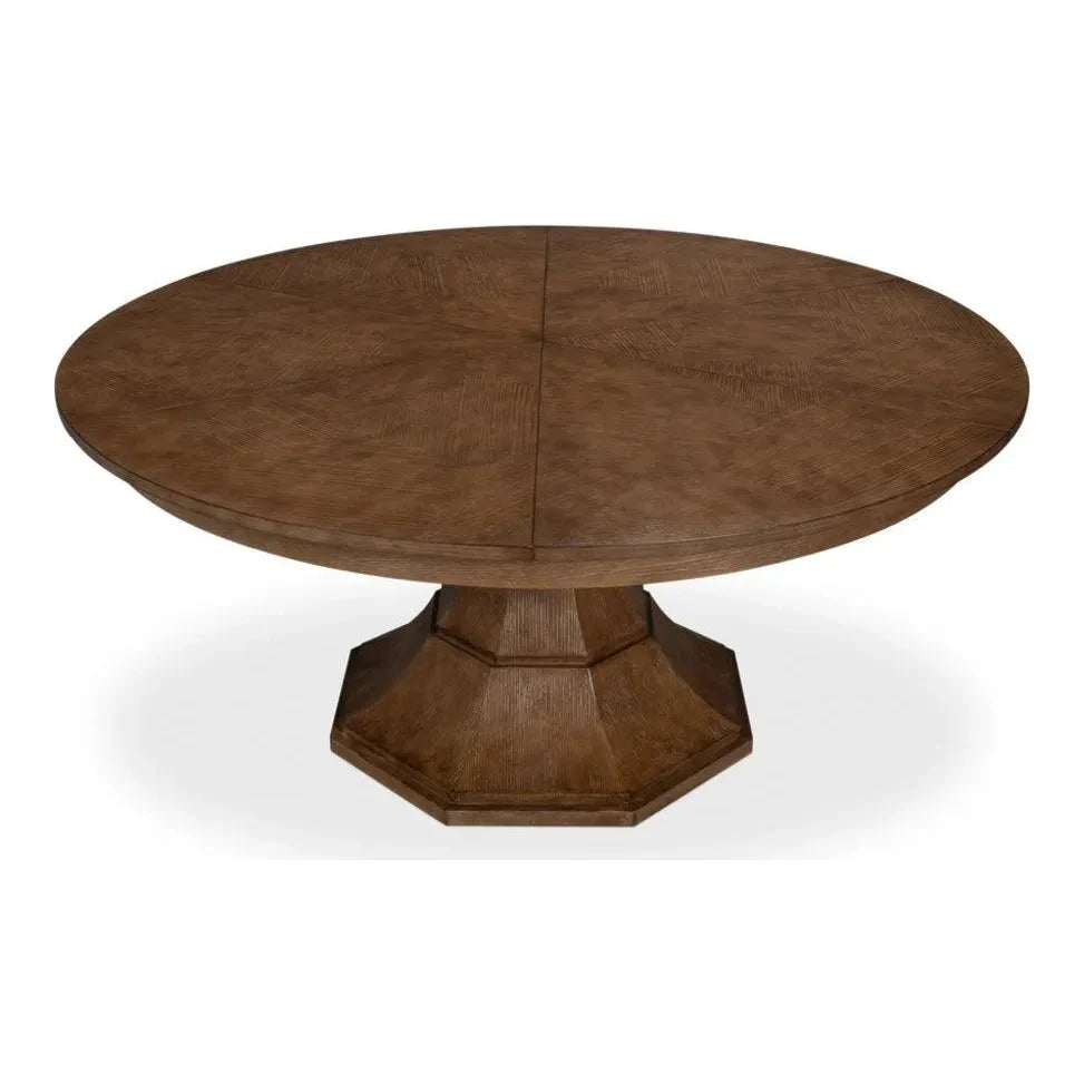 Sarreid Giselle Jupe Extendable Round Dining Table