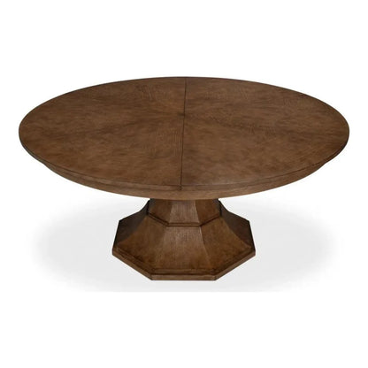 Sarreid Giselle Jupe Extendable Round Dining Table