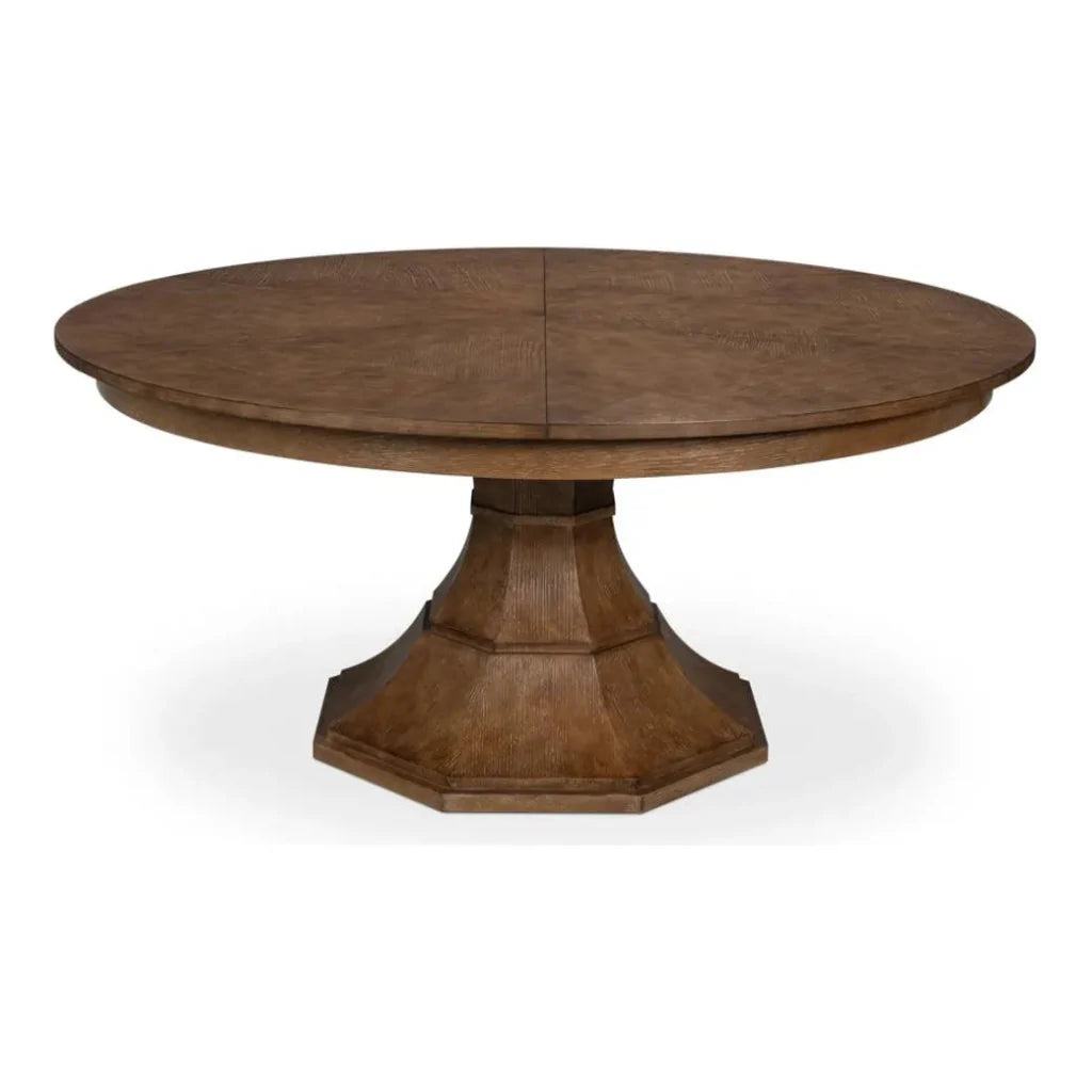 Sarreid Giselle Jupe Extendable Round Dining Table