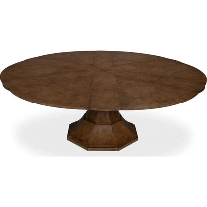Sarreid Giselle Jupe Extendable Round Dining Table