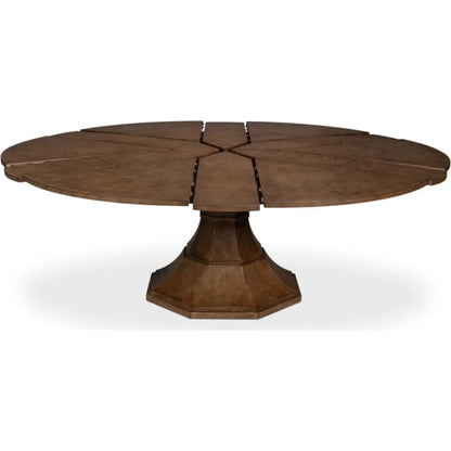 Sarreid Giselle Jupe Extendable Round Dining Table