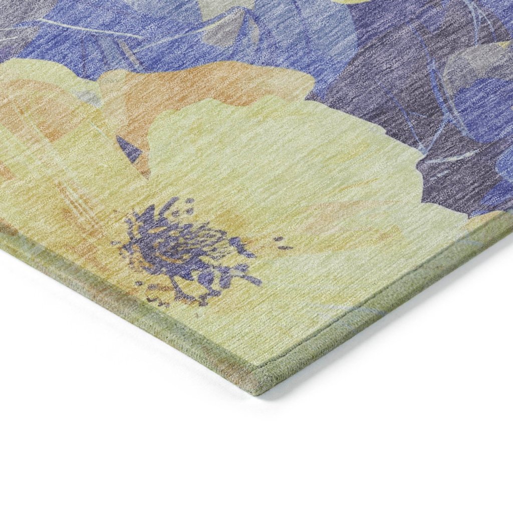 LOOMLAN Rugs Glamore Gold Washable Indoor-Outdoor Rug