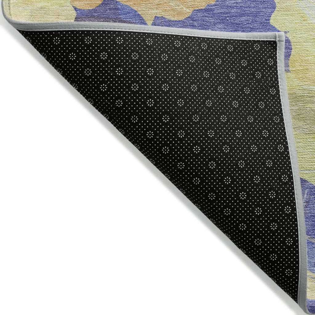 LOOMLAN Rugs Glamore Gold Washable Indoor-Outdoor Rug