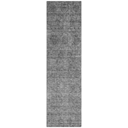 Glenra Gray Washable Indoor-Outdoor Rug