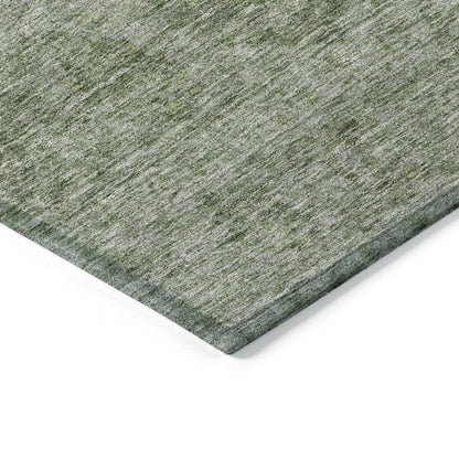 LOOMLAN Rugs Glenra Green Washable Indoor-Outdoor Rug