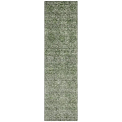 LOOMLAN Rugs Glenra Green Washable Indoor-Outdoor Rug