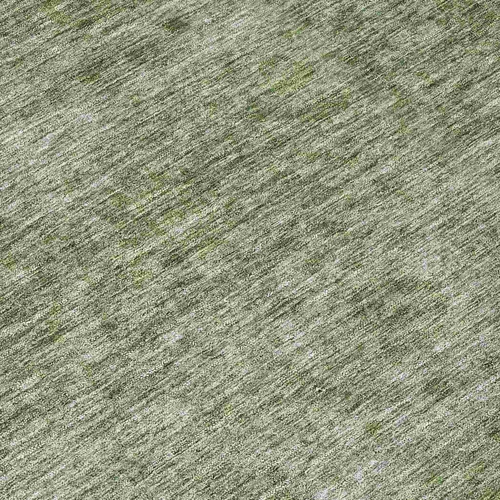 LOOMLAN Rugs Glenra Green Washable Indoor-Outdoor Rug