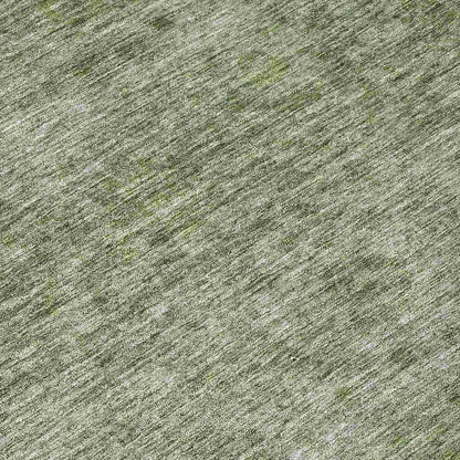 LOOMLAN Rugs Glenra Green Washable Indoor-Outdoor Rug