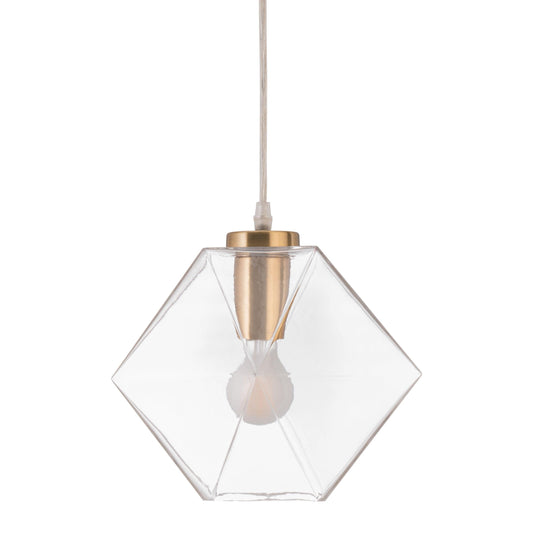 Golden Lighting Pendant enny Ceiling Lamp Gold - Sideboards and Things Brand_Zuo Modern, Color_Gold, Depth_0-10, Finish_Polished, Materials_Glass, Materials_Metal, Metal Type_Steel, Product Type_Pendant, Width_0-10