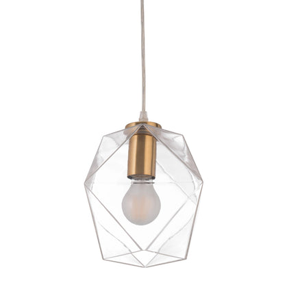 Golden Lighting Pendant enny Ceiling Lamp Gold - Sideboards and Things Brand_Zuo Modern, Color_Gold, Depth_0-10, Finish_Polished, Materials_Glass, Materials_Metal, Metal Type_Steel, Product Type_Pendant, Width_0-10