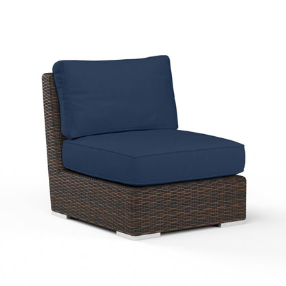 Montecito Sunbrella Upholstered Armless Outdoor Club Chair