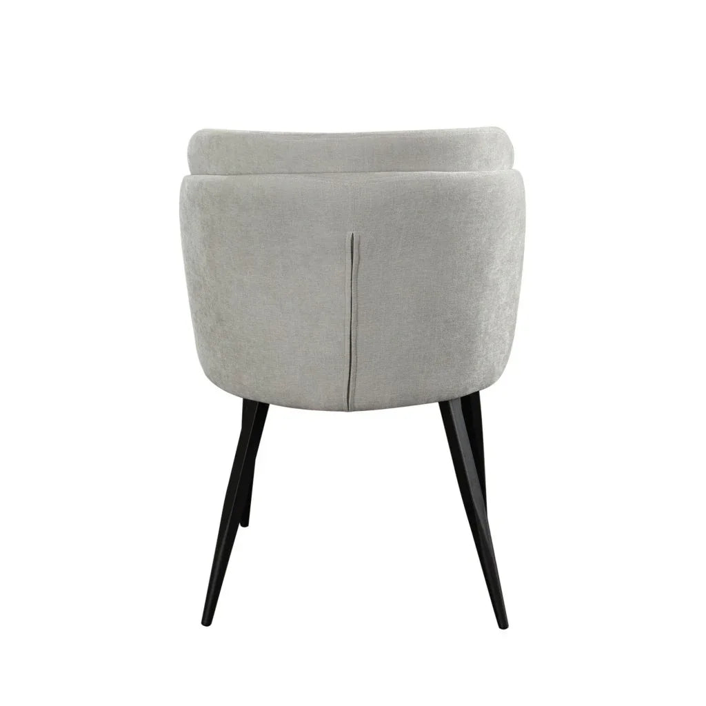 Grace Cream Fabric Armless Dining Chair (Set of 2) - LOOMLAN - Diamond Sofa - Dining Chairs