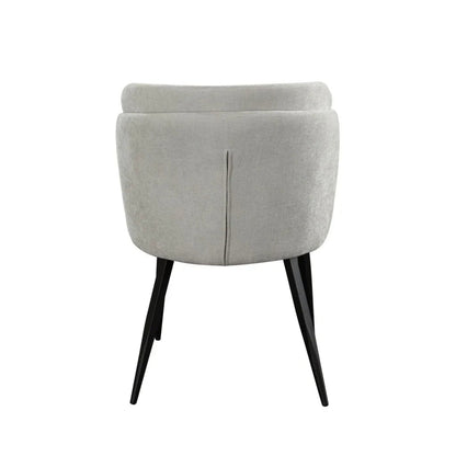 Grace Cream Fabric Armless Dining Chair (Set of 2) - LOOMLAN - Diamond Sofa - Dining Chairs