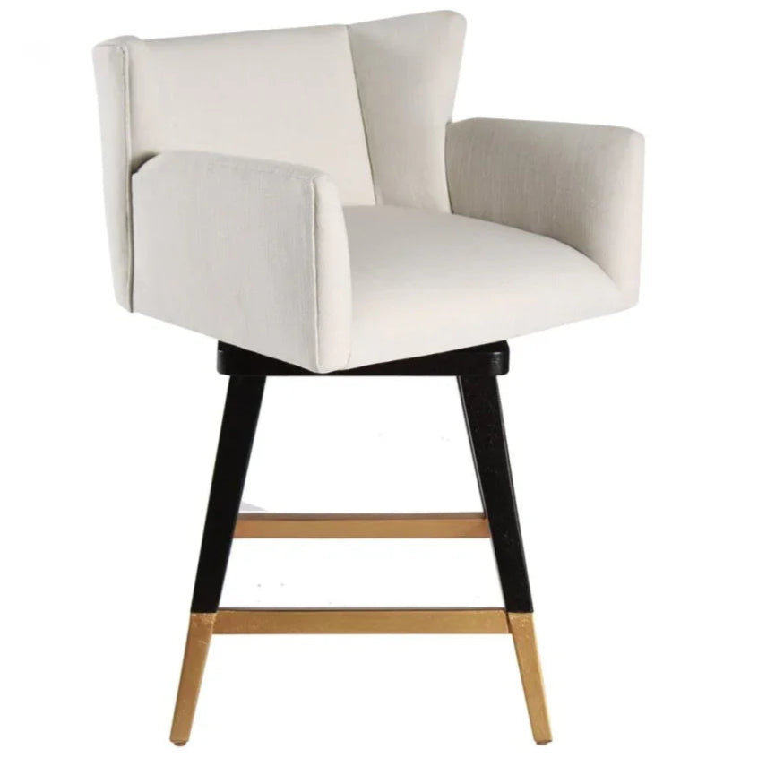 Grace Fabric Swivel Counter Stool