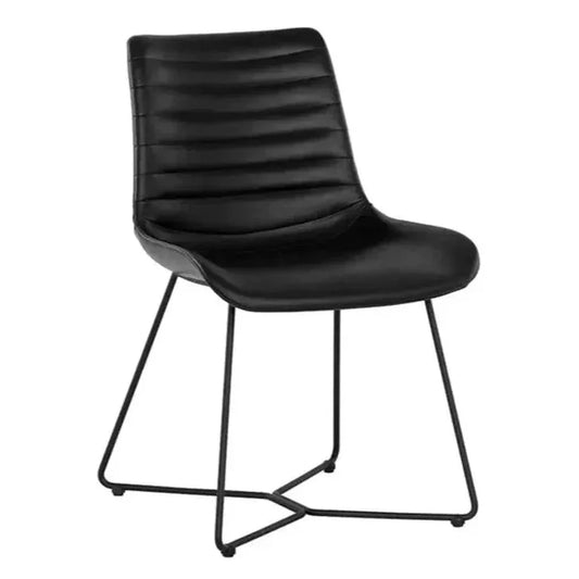 SUNPAN Gracen Leather Armless Dining Chair