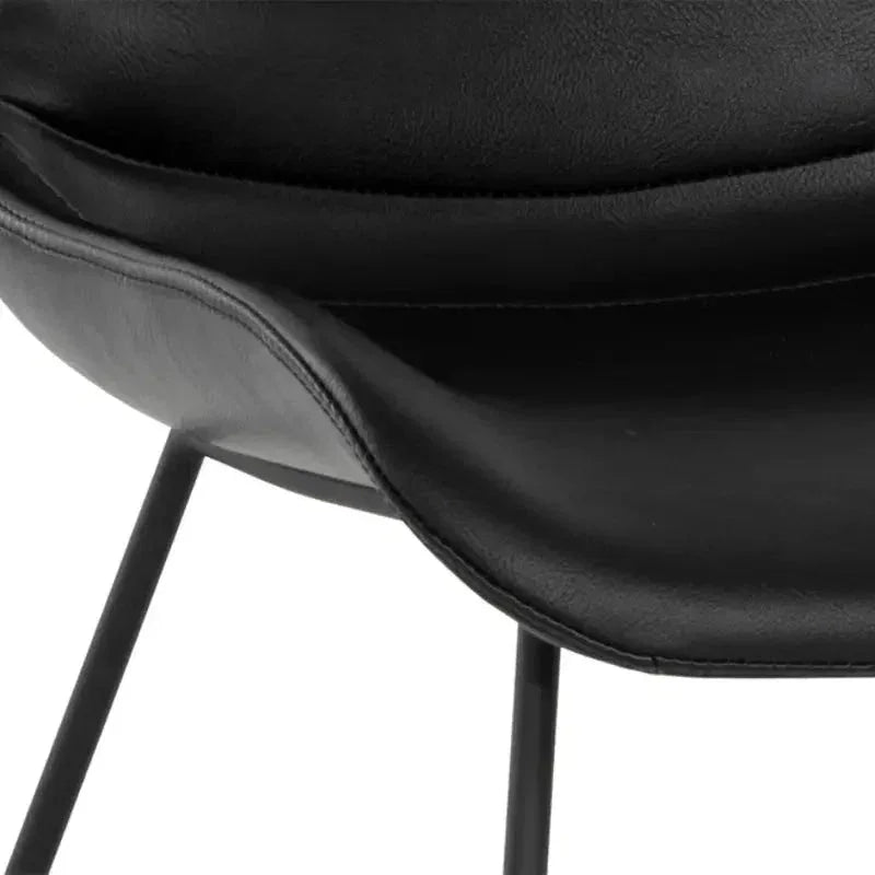 Gracen Leather Armless Dining Chair - LOOMLAN - SUNPAN - Dining Chairs