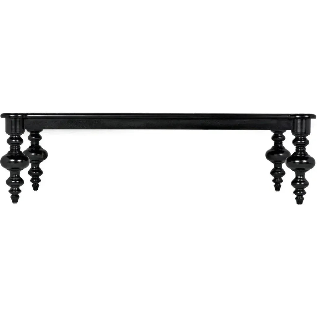 Noir Graff Rectangular Wood Coffee Table
