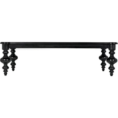 Noir Graff Rectangular Wood Coffee Table