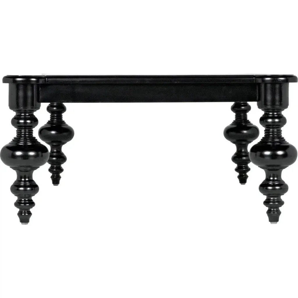 Noir Graff Rectangular Wood Coffee Table