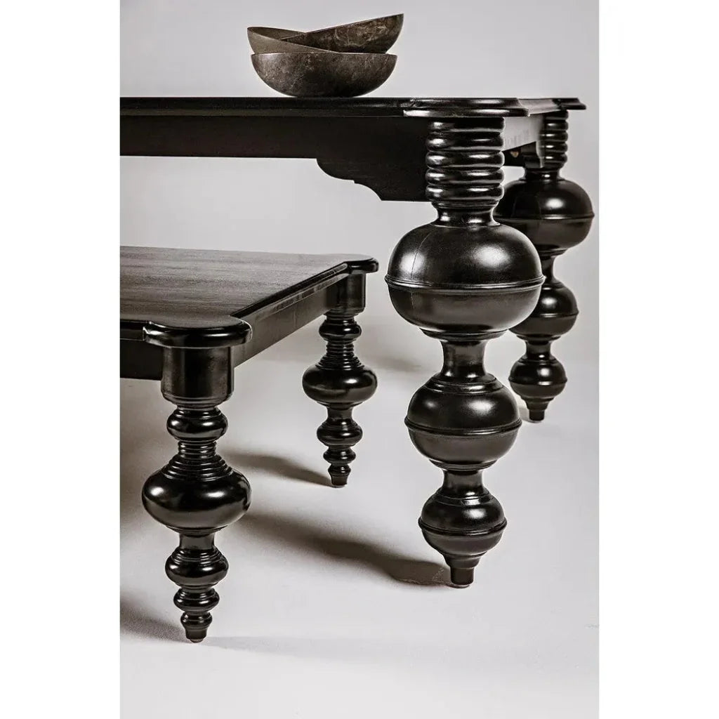 Noir Graff Rectangular Wood Coffee Table