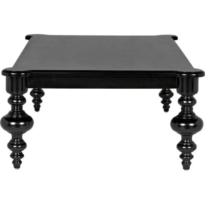 Noir Graff Rectangular Wood Coffee Table