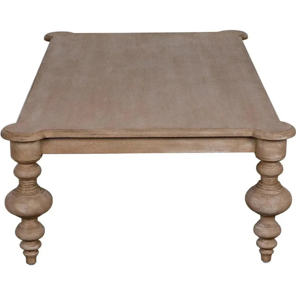 Noir Graff Rectangular Wood Coffee Table