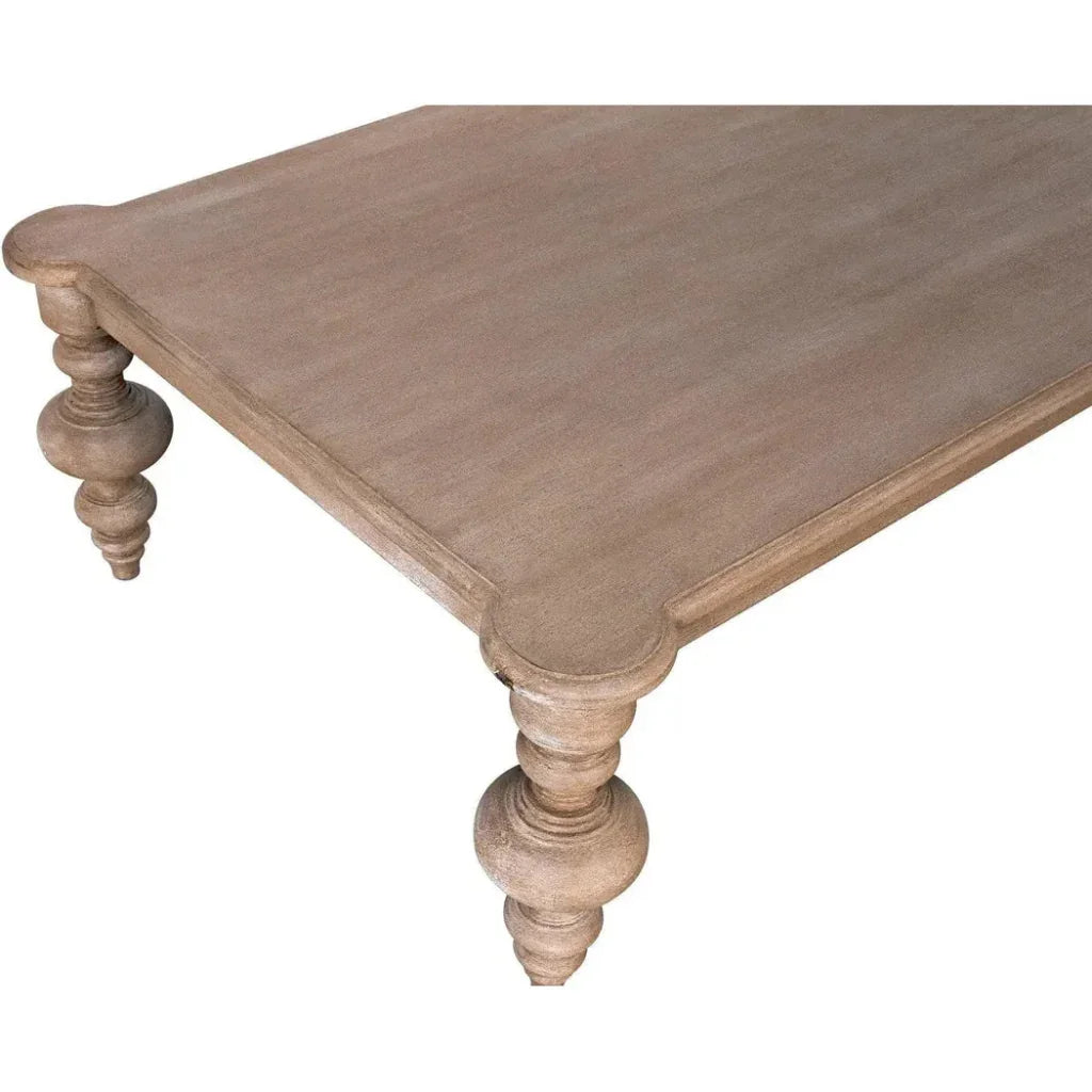 Noir Graff Rectangular Wood Coffee Table