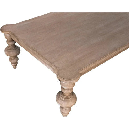 Noir Graff Rectangular Wood Coffee Table