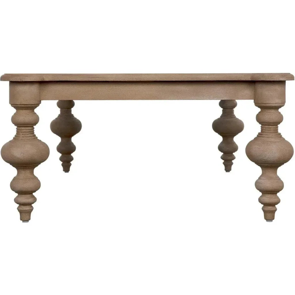 Noir Graff Rectangular Wood Coffee Table