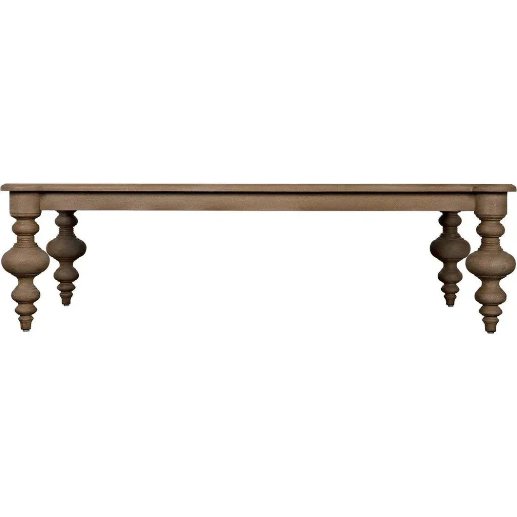 Noir Graff Rectangular Wood Coffee Table