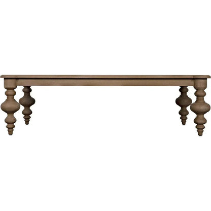 Noir Graff Rectangular Wood Coffee Table