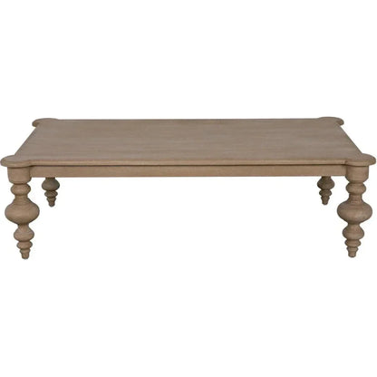 Noir Graff Rectangular Wood Coffee Table